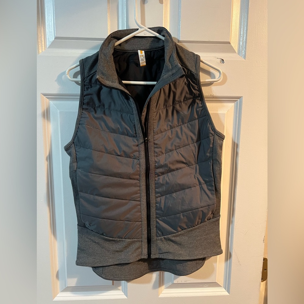 Lucy Charcoal Quilted Vest